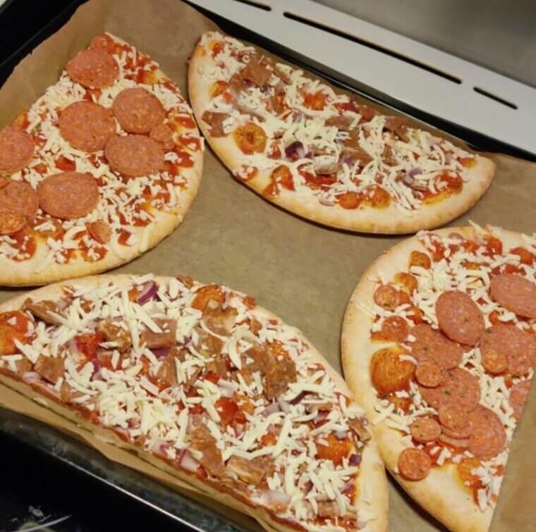 Bake Two Pizzas in a Small Oven