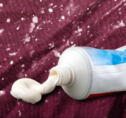 Remove Toothpaste Stains Easily