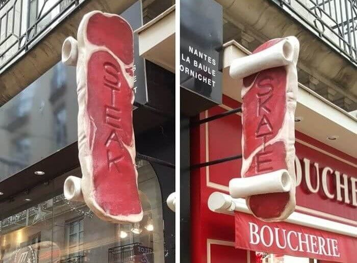 Ein Ladenschild zu teilen, bedeutet, sich zu kümmern