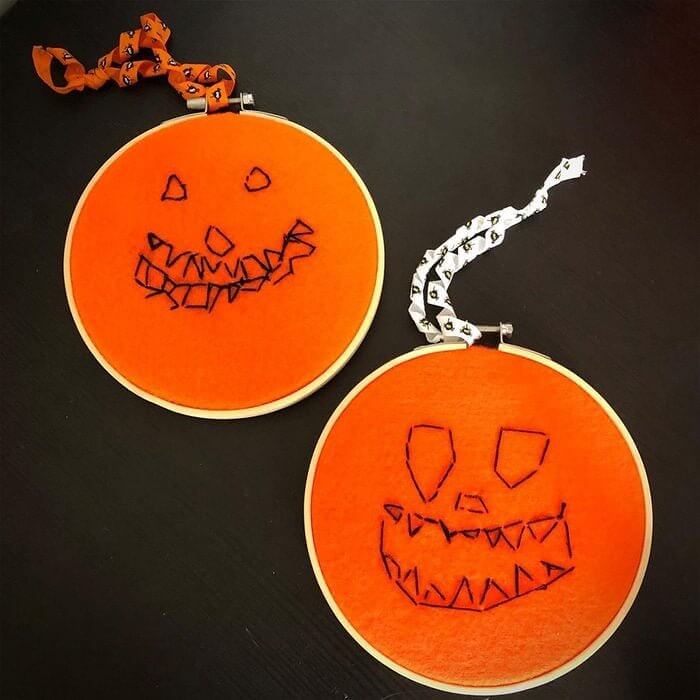 Make Your Own Embroidery Pumpkins