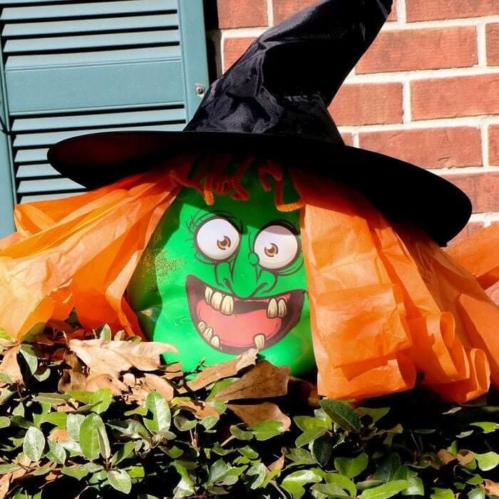Crazy Witch Decoration for Outside of the House