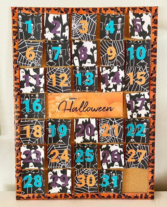 Countdown for Halloween With This DIY Calendar
