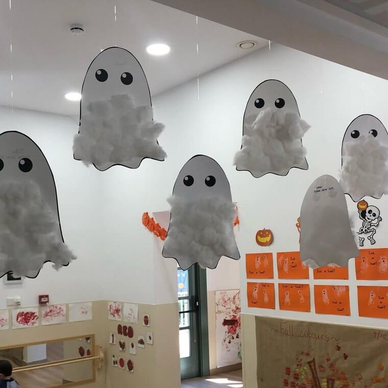 Ghosts Made Out of Cotton Balls