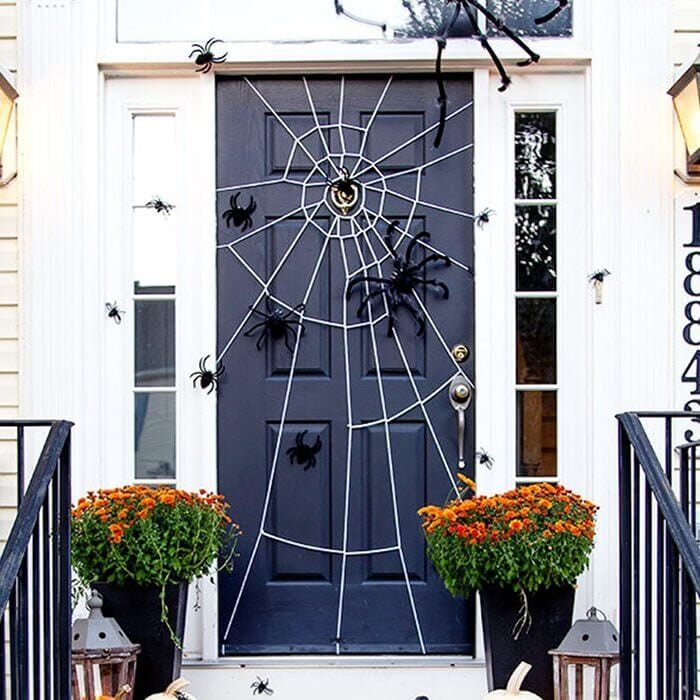 A Massive Spider Web on Your Door