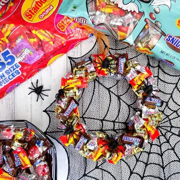 Make a Whole Wreath Out of Candy