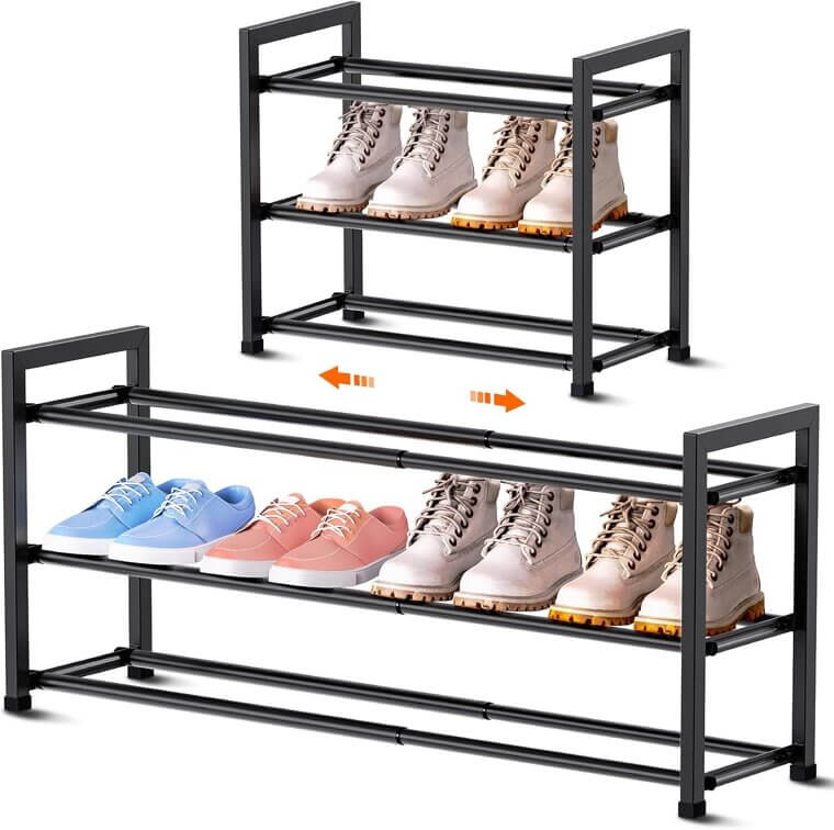 Bumusty Shoe Rack - Expandable, Space-Saving Organizer for Your Home - Now 8% Off!