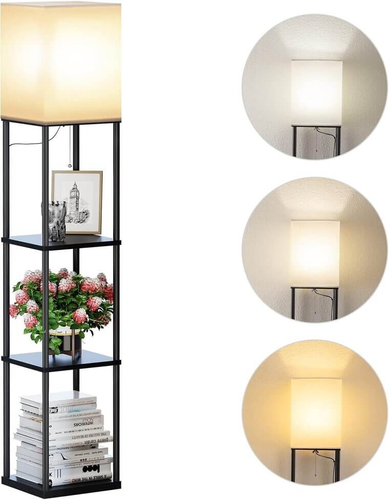 SUNMORY Shelf Lamp - Modern Light & Storage Solution for Your Home - Now 30% Off!
