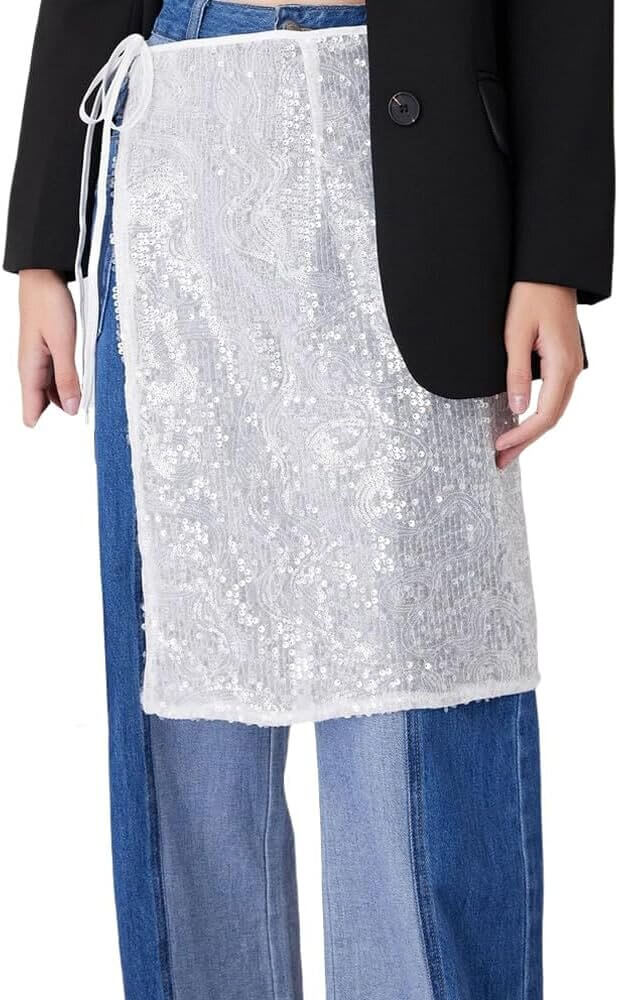 Mrotrida Wrap Skirt - Trendy DIY Layered Look! 