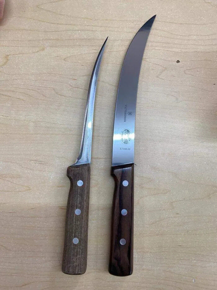 Two Identical Knives, 5 Years Apart