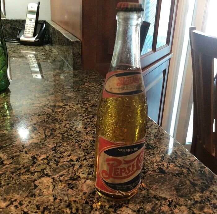 60-Year-Old Unopened Pepsi Bottle
