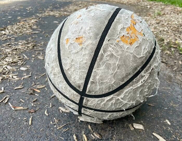 This Ball Has Definitely Seen Some Action