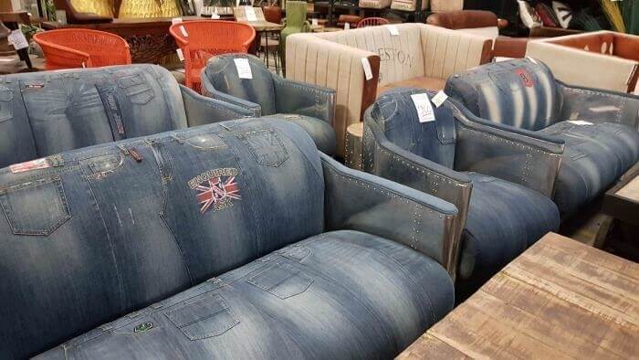 Couches Made Of Jeans