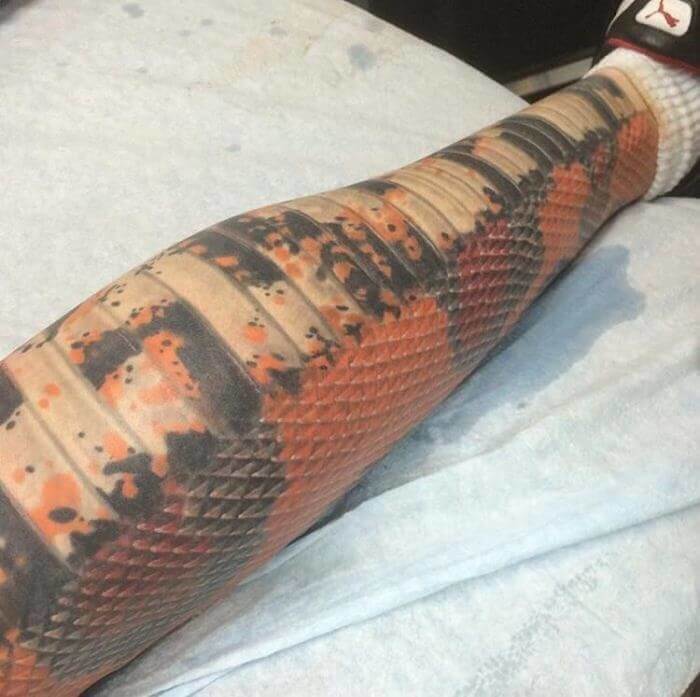Snake Skin Tattoo
