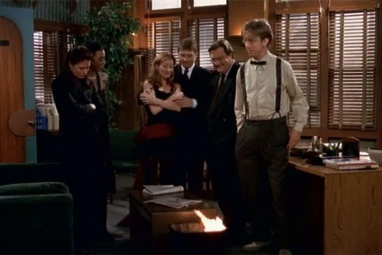The NewsRadio Cast Was Still Reeling From Hartman's Passing Too
