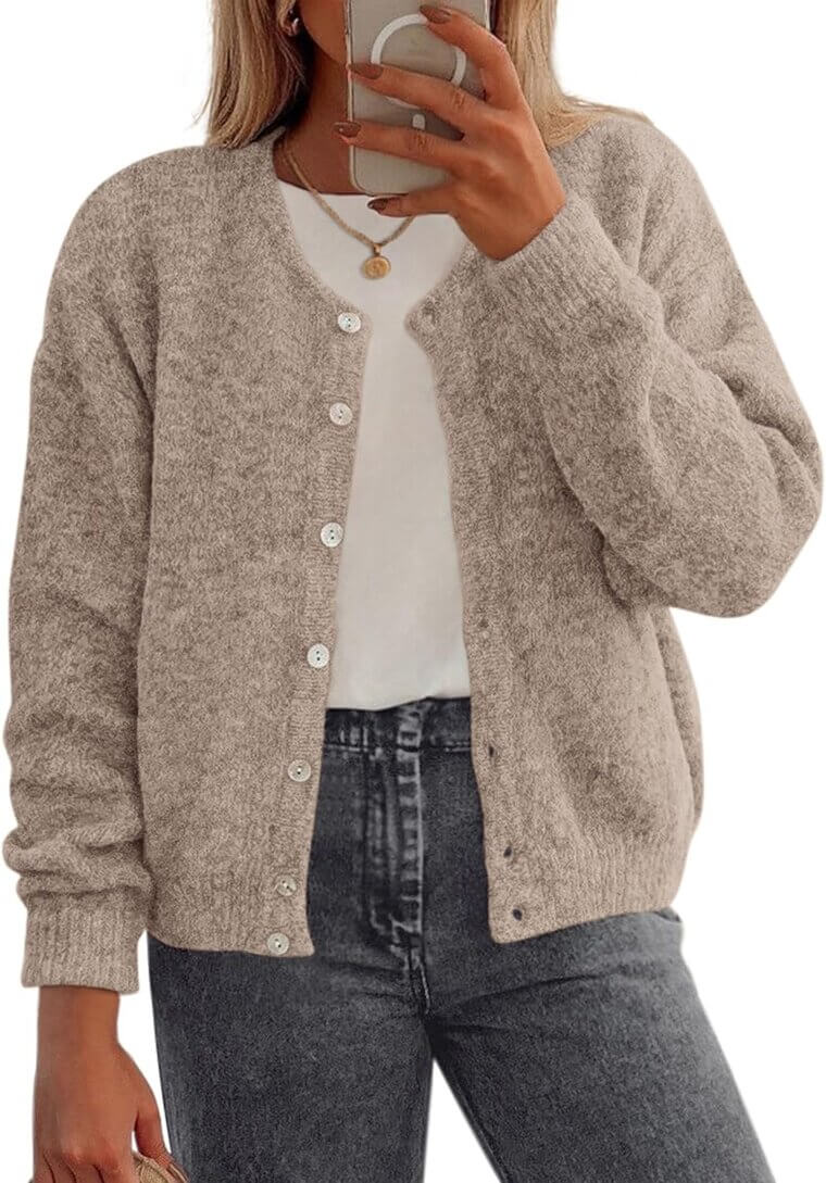 PRETTYGARDEN Fall Cardigans - Trendy & Cozy Knit Sweater 
