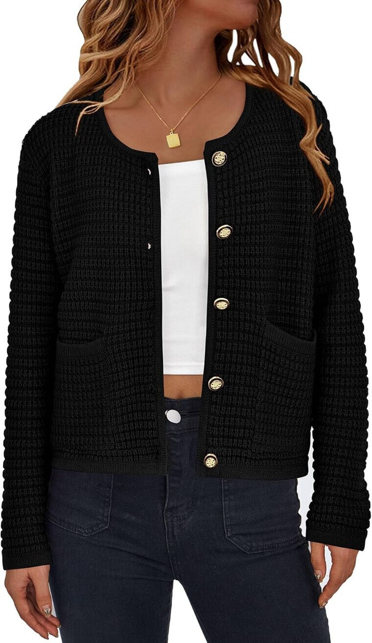 PRETTYGARDEN Knit Cardigan - Stylish Comfort for Every Occasion - Enjoy 48% Off!
