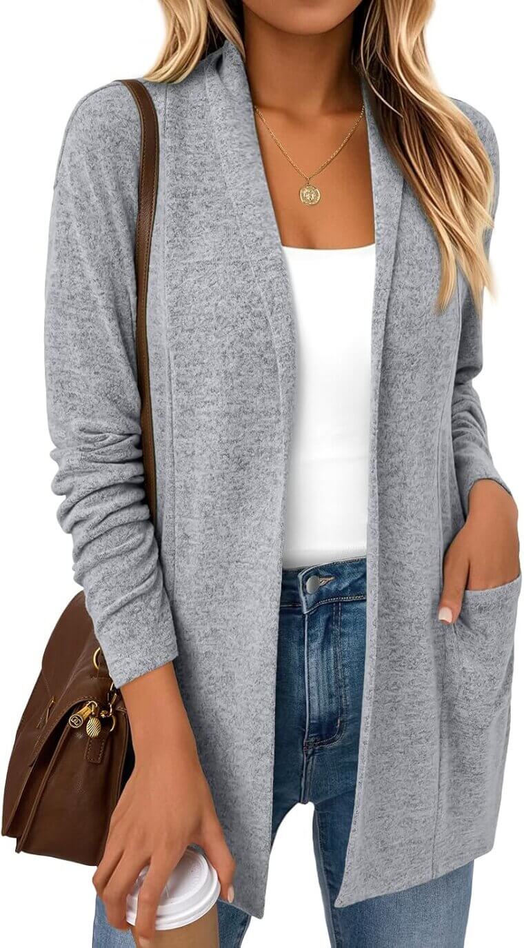 LILLUSORY Cardigan - Lightweight, Stylish, and Comfy Fall Essential - Now 48% Off!