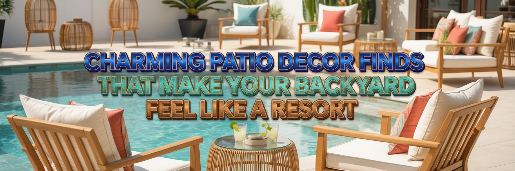 Patio Decor Finds That Make Your Backyard Feel Like a Resort