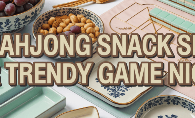 The Mahjong Snack Set Everyone's Gifting Right Now