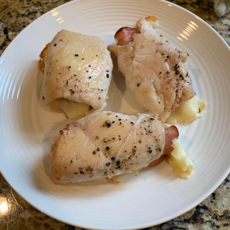 Chicken Roll-Ups With Cheese