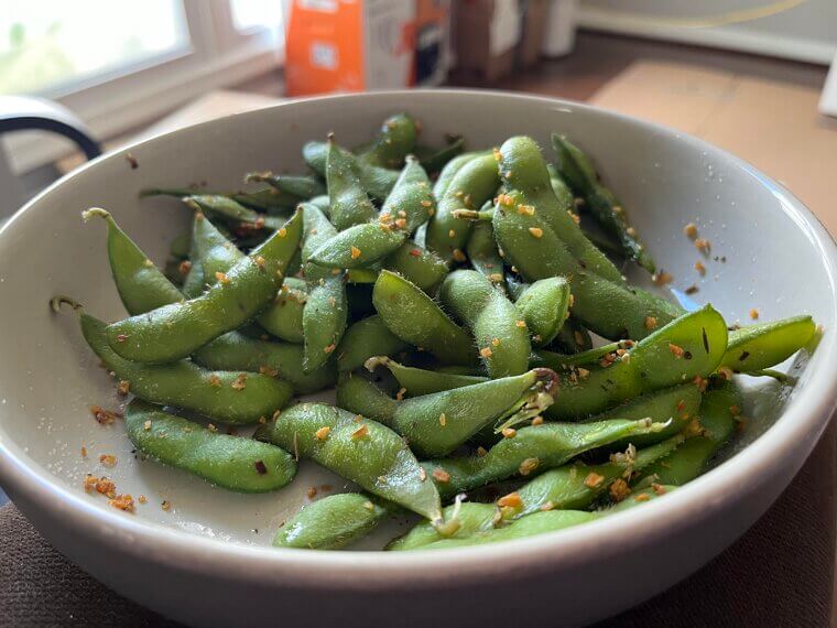 Edamame With Sea Salt