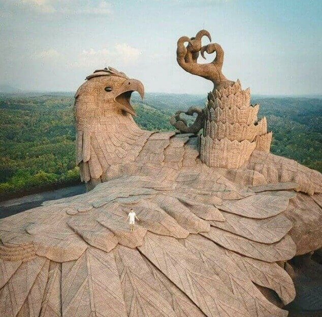 Het grootste vogelsculptuur ter wereld