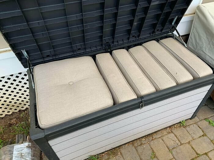 When Your Storage Box Perfectly Fits Your Garden Cushions
