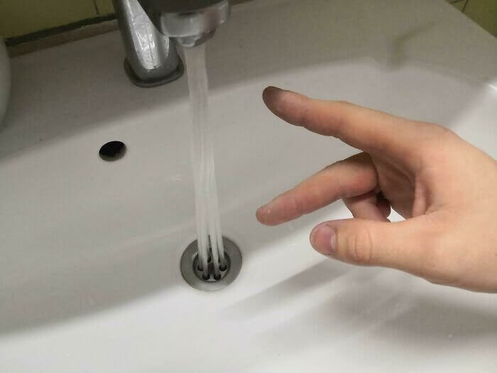 The Way the Water Hits the Plug Hole