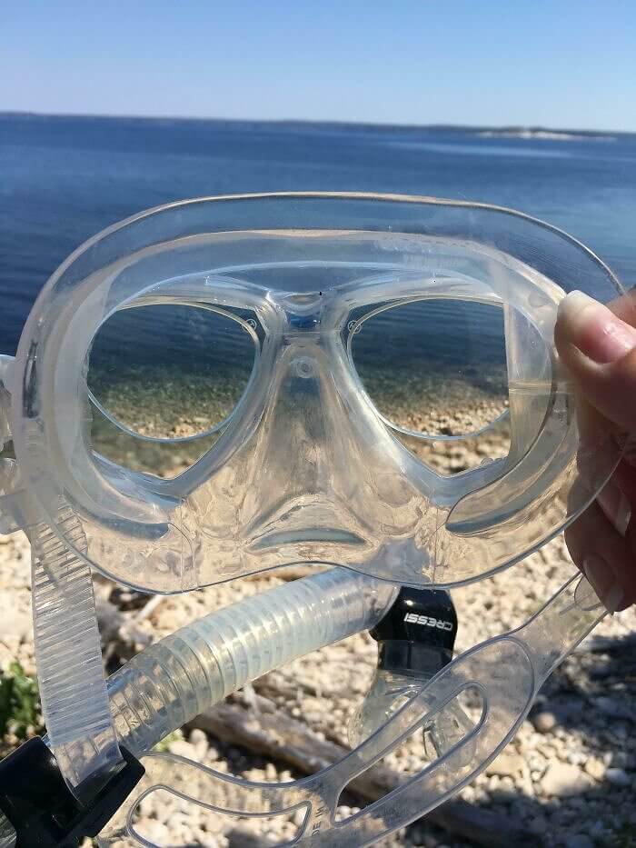 These Lenses That Sit Perfectly Inside This Snorkel Mask