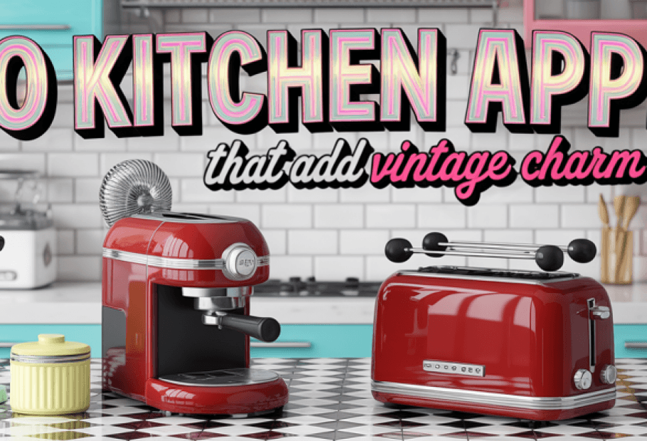 Retro Kitchen Appliances That Make Your Countertop Feels Like a Diner