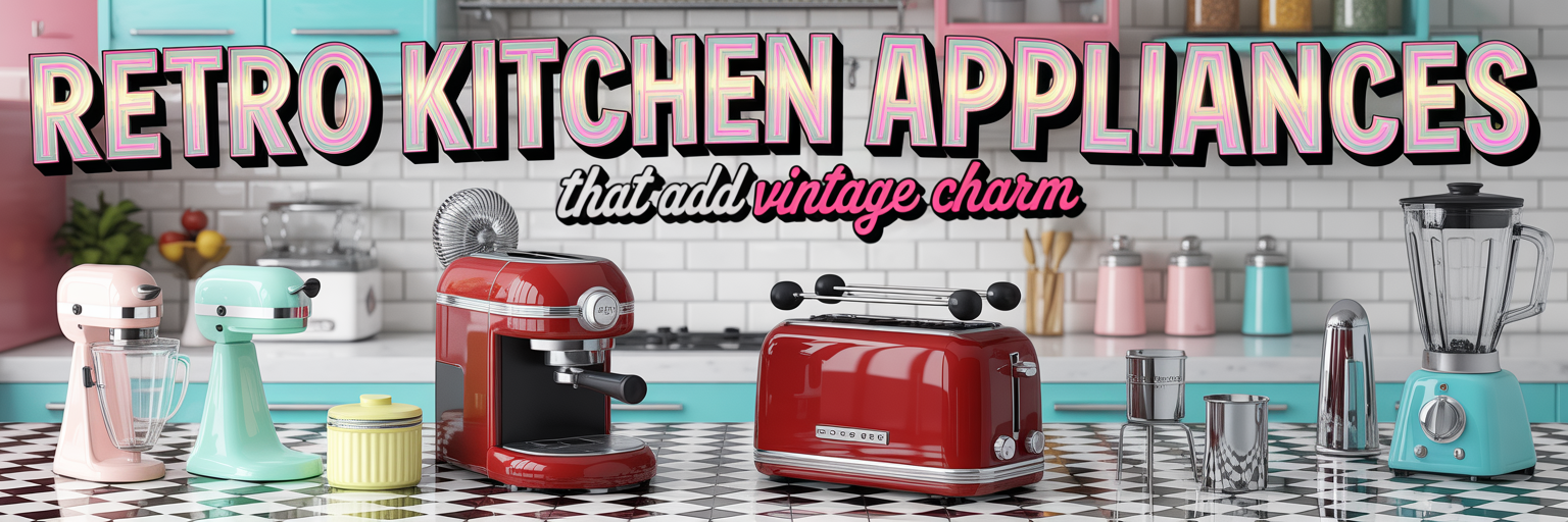 Retro Kitchen Appliances That Make Your Countertop Look Like a Diner