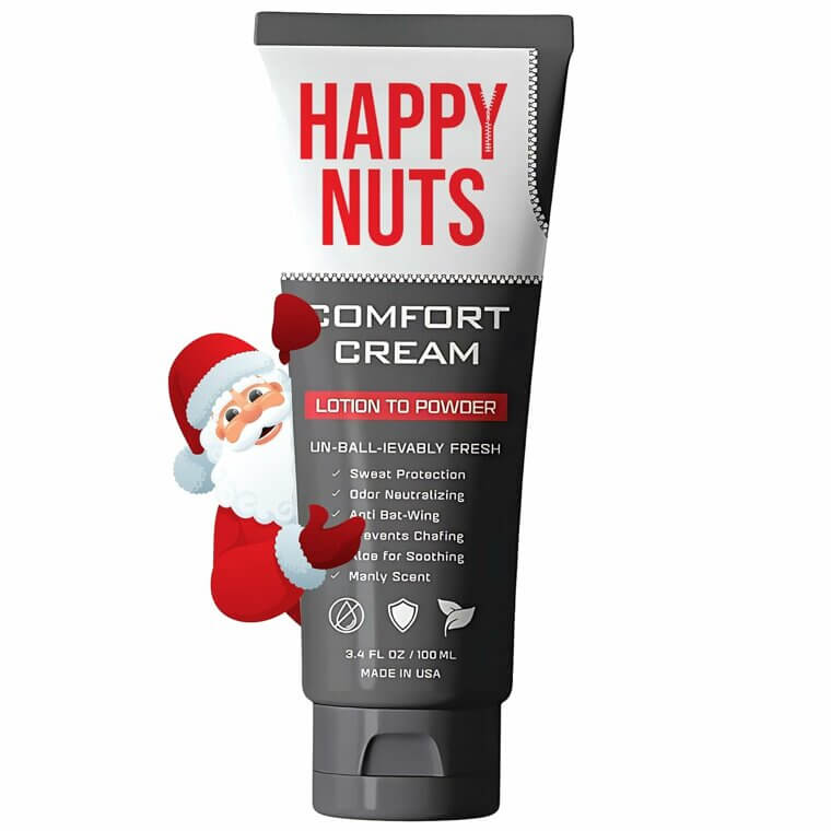 HAPPY NUTS Deodorant: Stay Fresh & Confident with Anti-Chafing Power - Don’t Miss the 17% Discount!