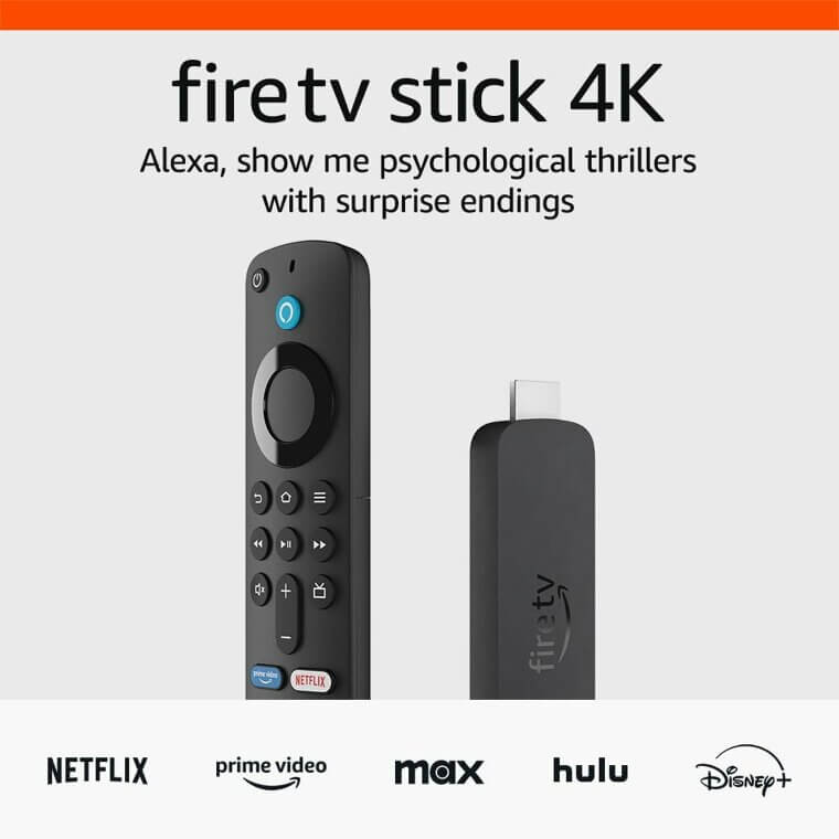 Amazon Fire Stick 4K - Stream & Game in Style - Enjoy 50% Off!
