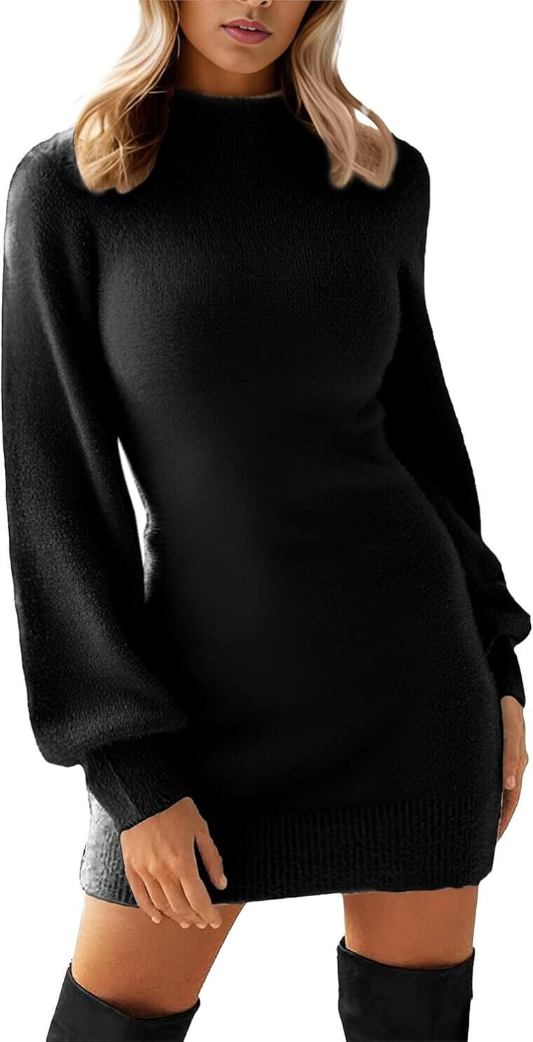 GRECERELLE Sweater Dress - Stylish & Cozy Bodycon for Any Occasion 