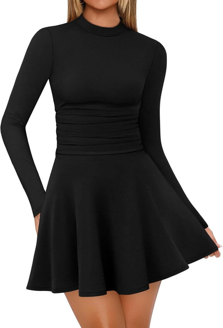OFEEFAN Mini Dress - Perfect for Fall Parties and Dates - Enjoy 67% Off!