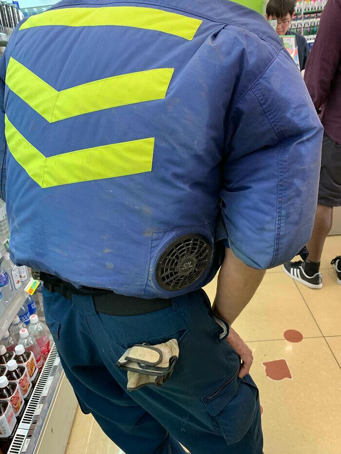 Chaquetas de construcción con aire acondicionado