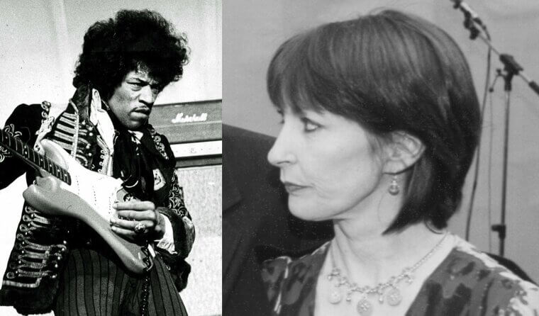 Jimi Hendrix and Kathy Etchingham - The Wind Cries Mary by Jimi Hendrix