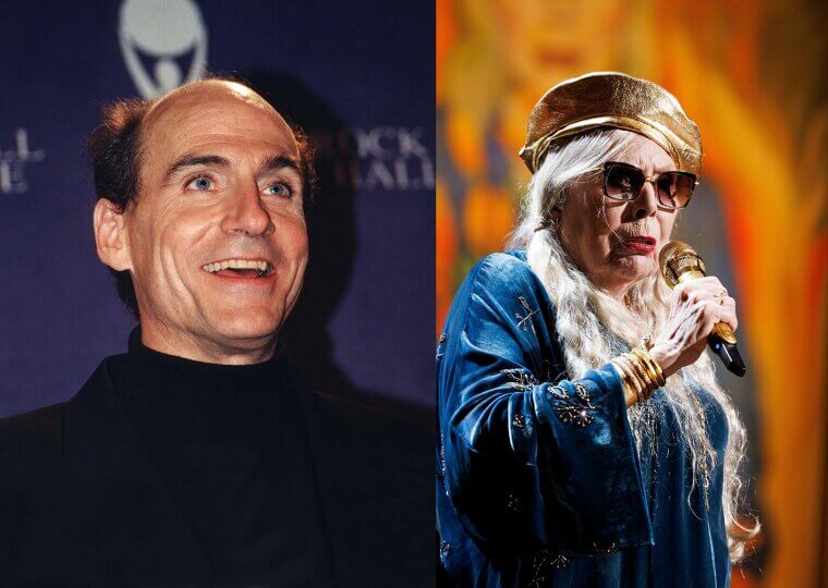 James Taylor and Joni Mitchell - Blue by Joni Mitchell