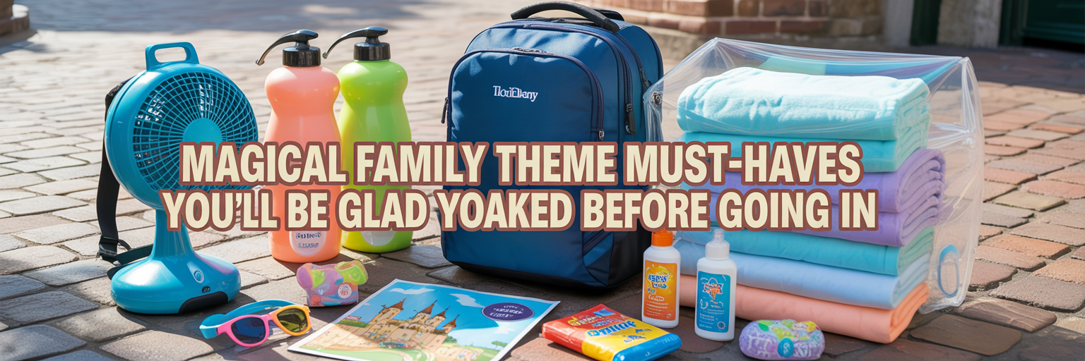 Magical Family Theme Park Must-Haves You’ll Be Glad You Packed Before Going In