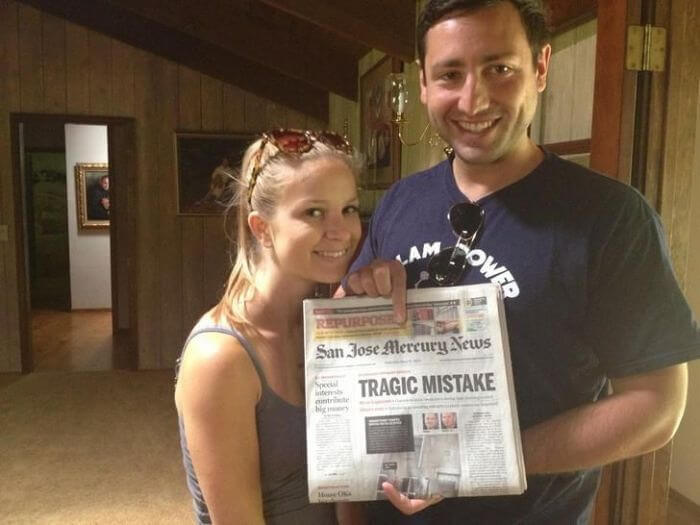 The Newspaper From This Couple's Wedding Day