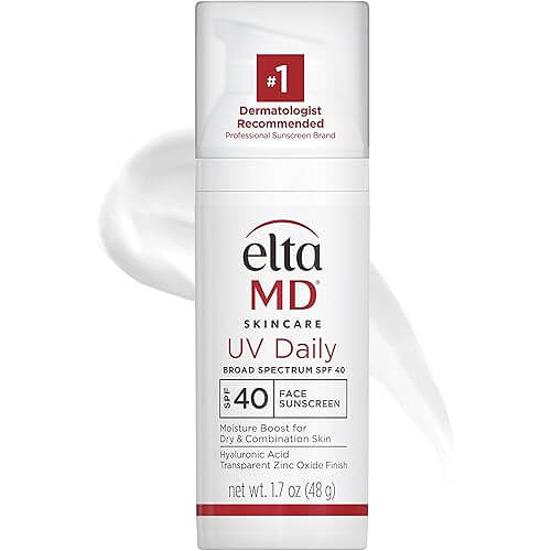 Gentle EltaMD UV Daily Sunscreen Moisturizer that Nourishes and Shields. 