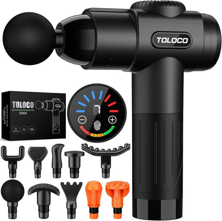 TOLOCO Massage Gun - Ultimate Deep Tissue Relief for Athletes - 33% Off!