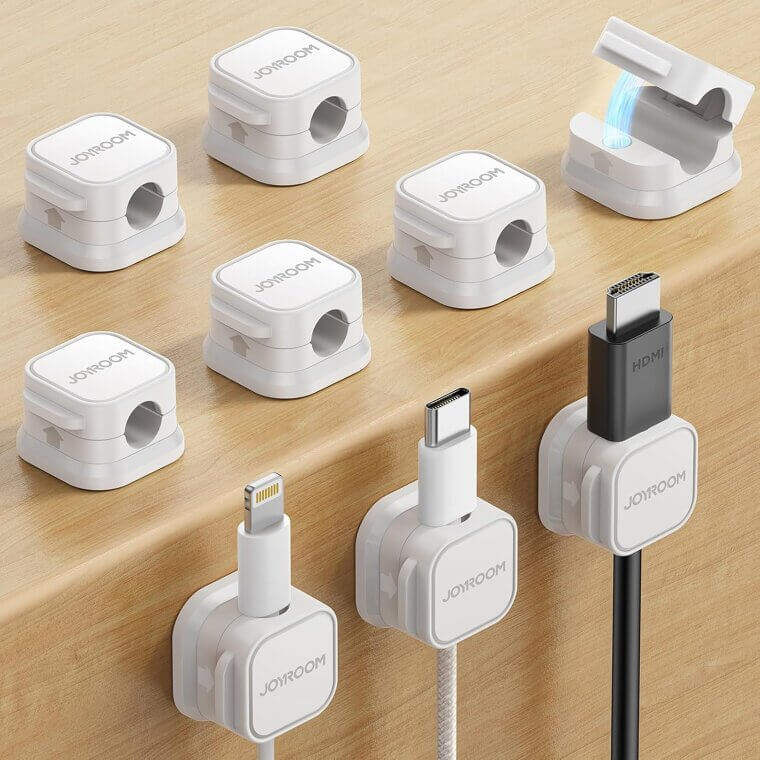 Magnetic Cable Clips: Organize Your Space with Ease - 59% Off!
