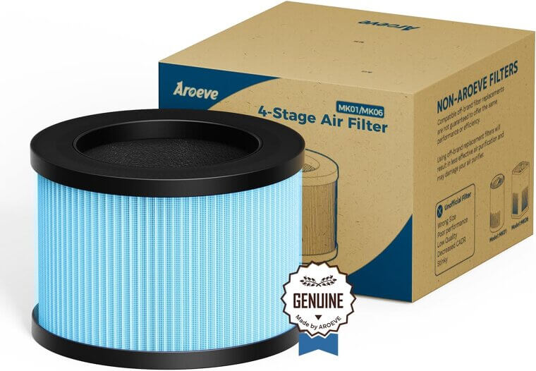 AROEVE 4-in-1 Air Filter - Breathe Easy and Fresh! 