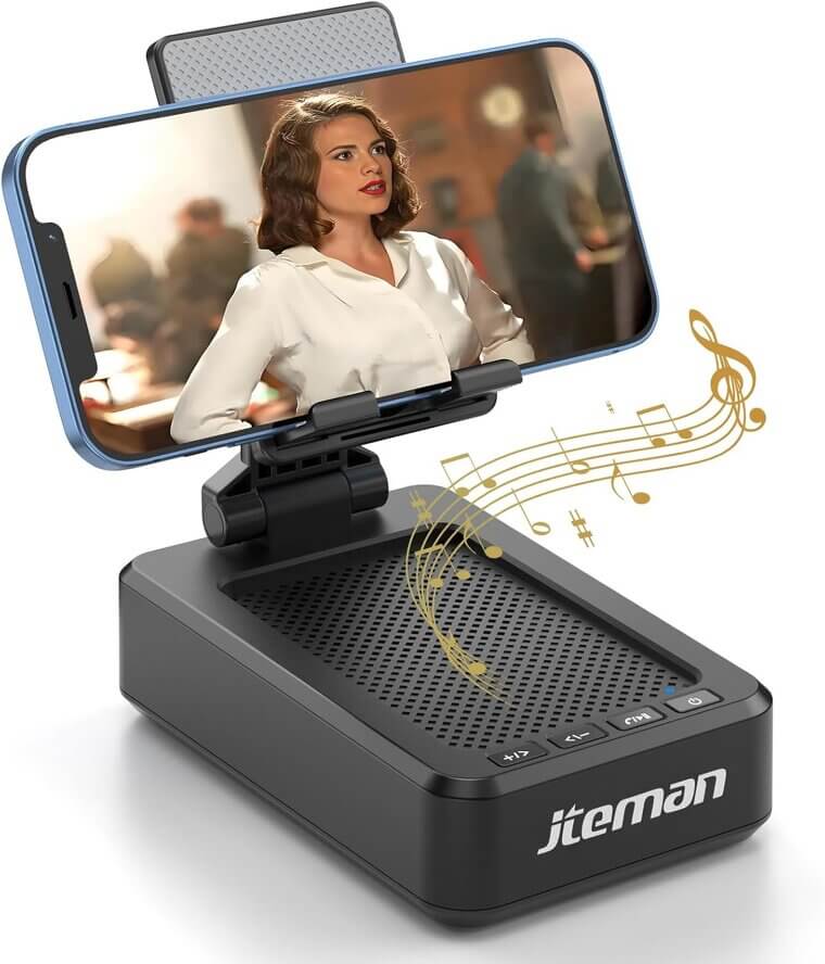Enhance Your Experience with Cell Stand Speaker - Portable & Versatile! - 28% Off!