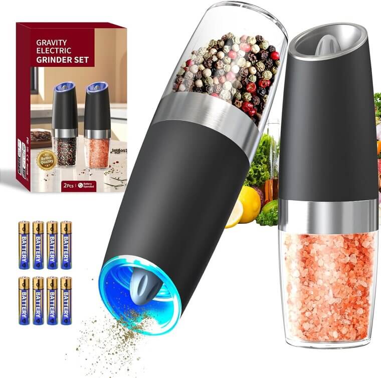 CIRCLE JOY Electric Grinder Set - Perfect for Your Kitchen Creations! - Don’t Miss the 17% Discount!