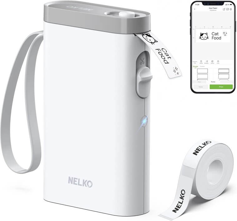 Nelko Bluetooth Label Maker - Perfect for Home, School, Office - Now 55% Off!