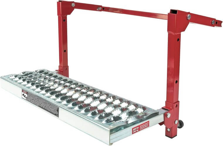 Powerbuilt Tire Step - Heavy Duty, Non-Slip, Foldable Convenience