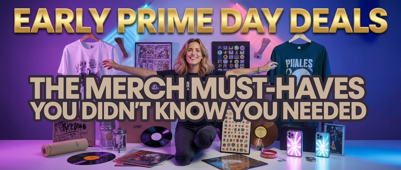 Early PRIME DAY Deals on The Merch Must-Haves You Didn't Know You Needed