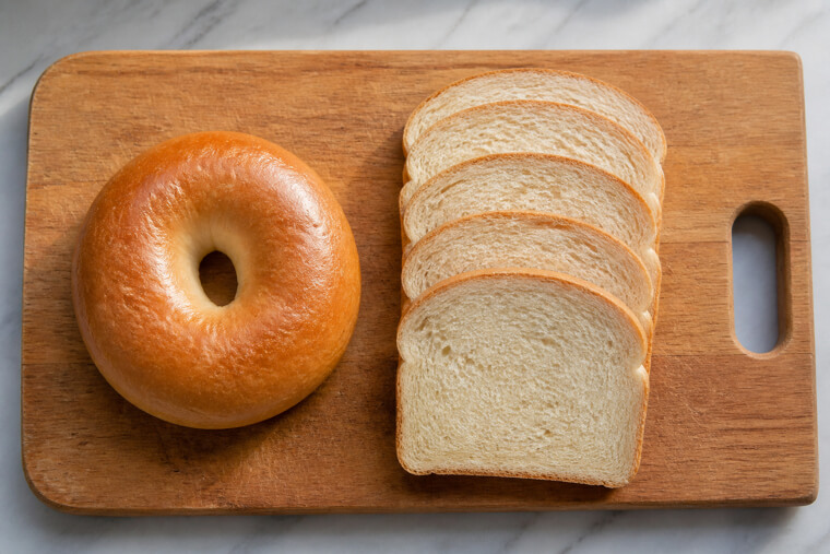 Bagels Have the Carb Load of Five Bread Slices